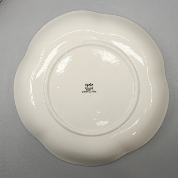 Spode 2 Serving Bowls Vegetable Salad Side Dishes Christmas Tree England - S3324 - Picture 6 of 12